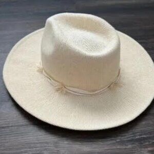 Anthropologie Wyeth x Nubby Trimmed Rancher hat Beige - New with tags